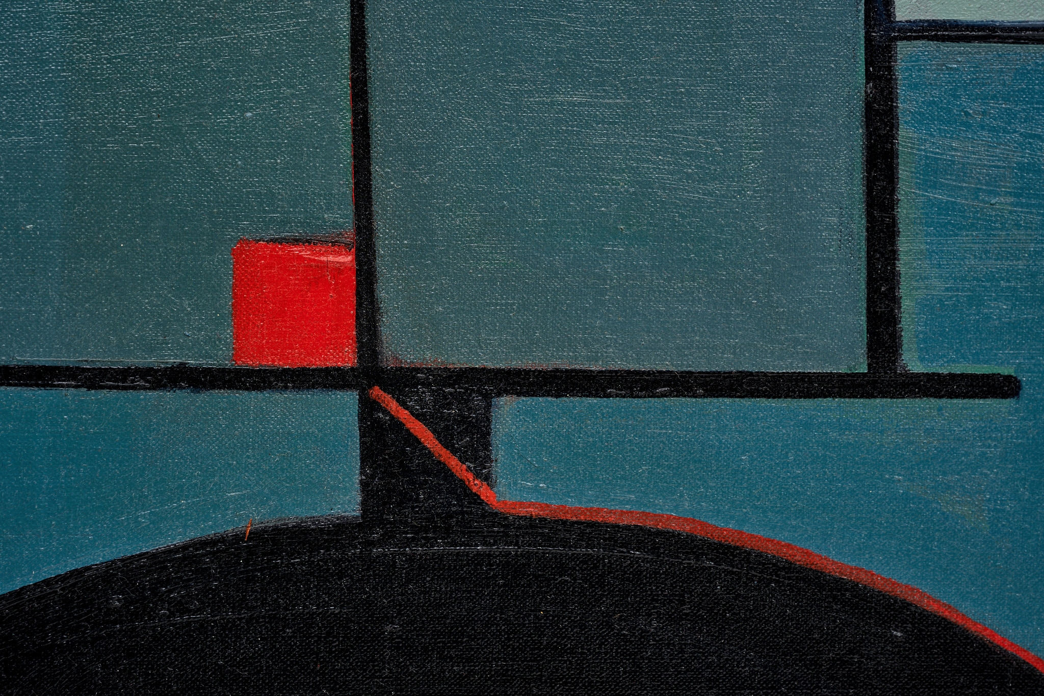 Artwork by Antonis Karafyllakis, Through the Shadows to the Light, Made of Oil On Canvas