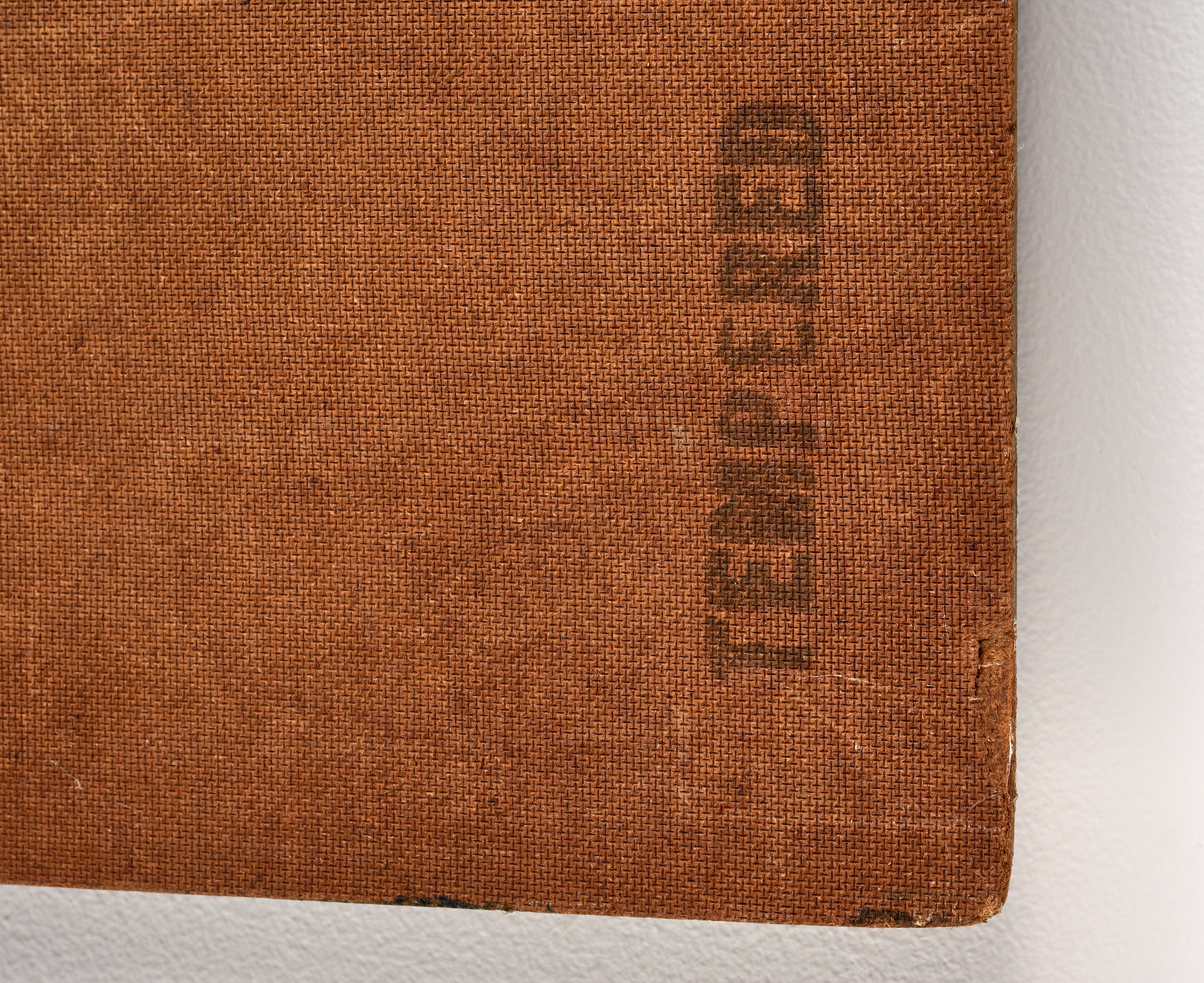 Artwork by Hal Lotterman, Untitled (Abstract with Saxophonist, Made of Oil On Masonite