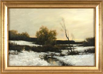 Winter sunset over the marsh - Dennis Sheehan