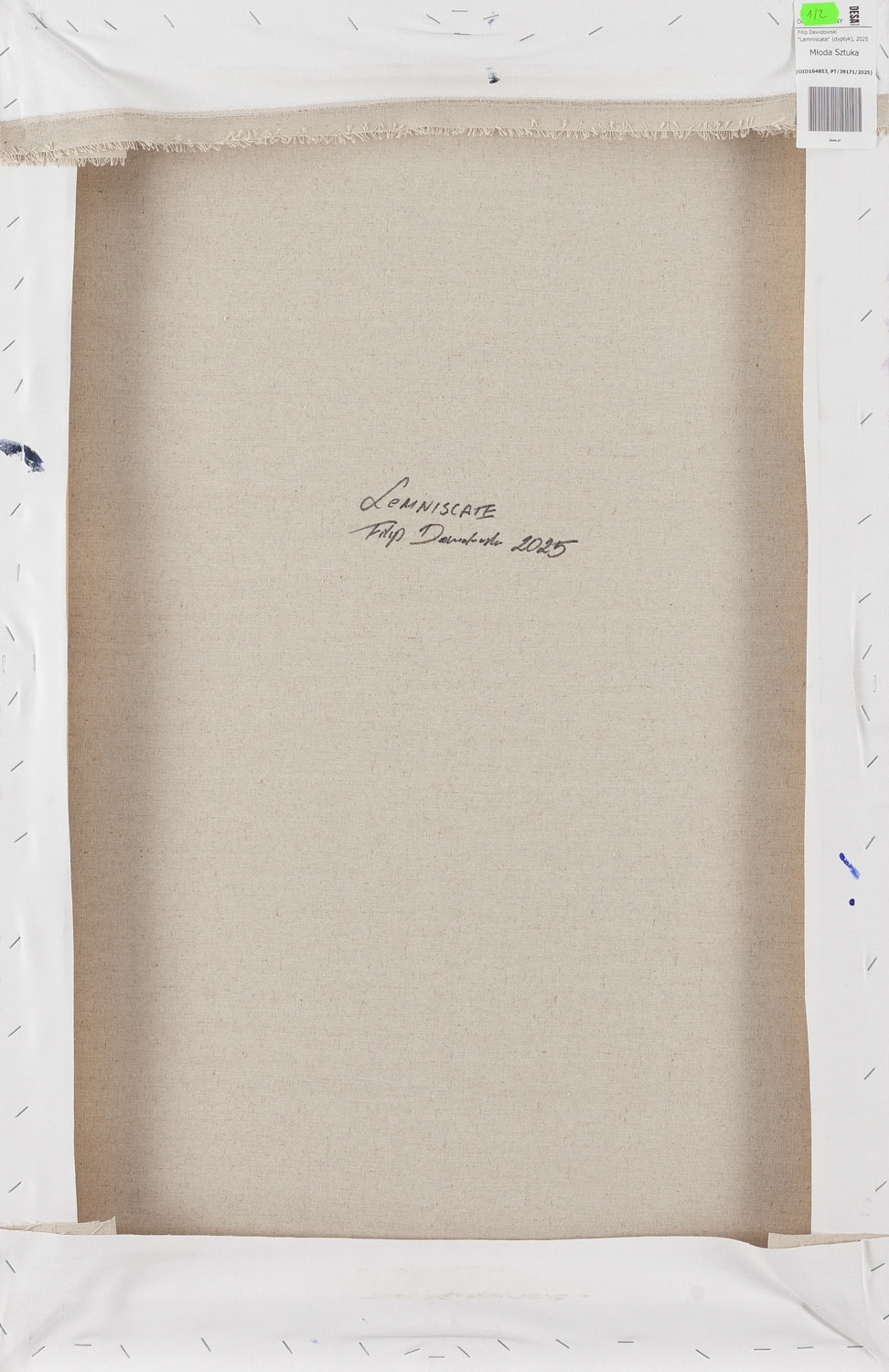 Artwork by Filip Dawidowski, Lemniscate, Made of acrylic/canvas