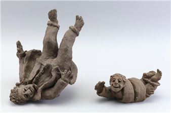 Two whimsical male figures - Jerry Geier