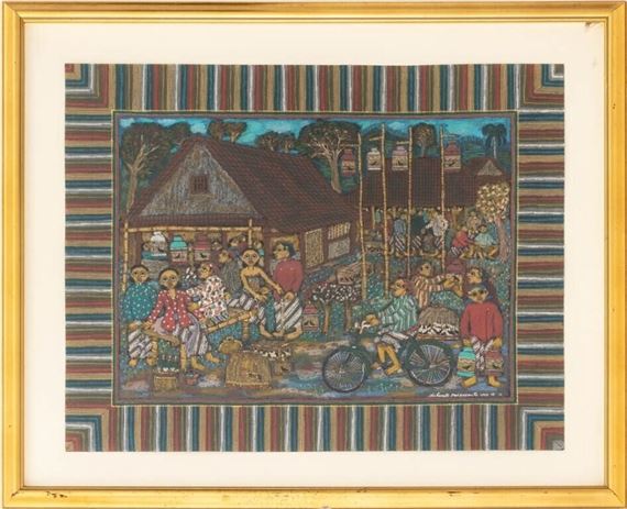 Market Scene by Sukamto Dwi Susanto, 1996