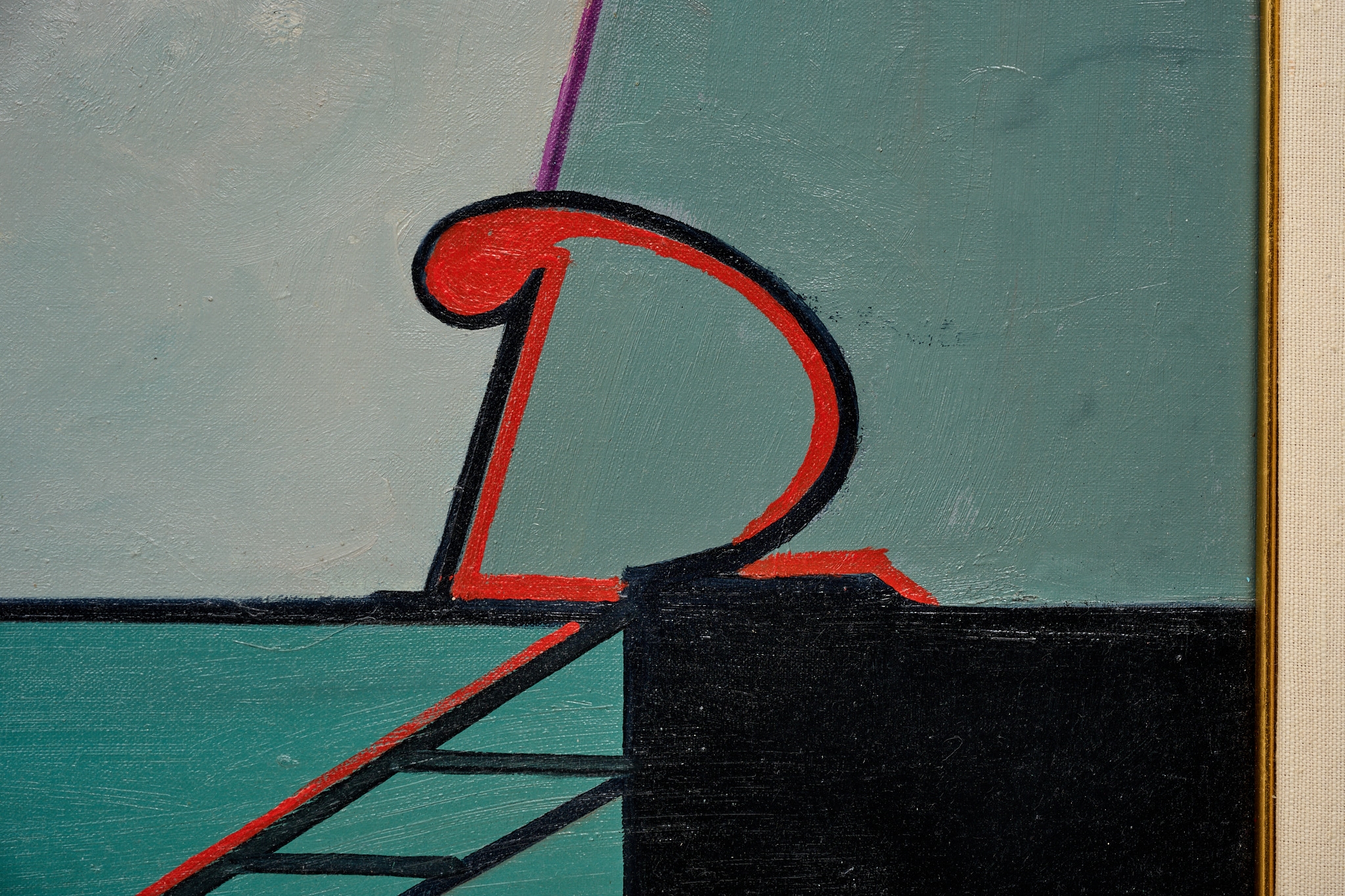 Artwork by Antonis Karafyllakis, Through the Shadows to the Light, Made of Oil On Canvas