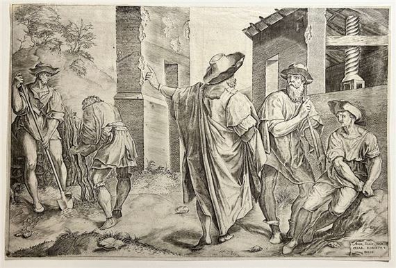 Roberto Cesari | The vineyard owner hires workers to work. Parable of ...
