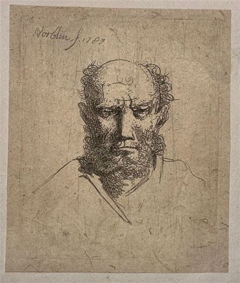 Head of an Old Man - Jean-Pierre Norblin de La Gourdaine