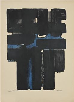 Eau-forte Xa - Pierre Soulages