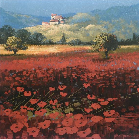 Summer in Provence, Spring in Provence and Tuscan Valley View - John Horswell