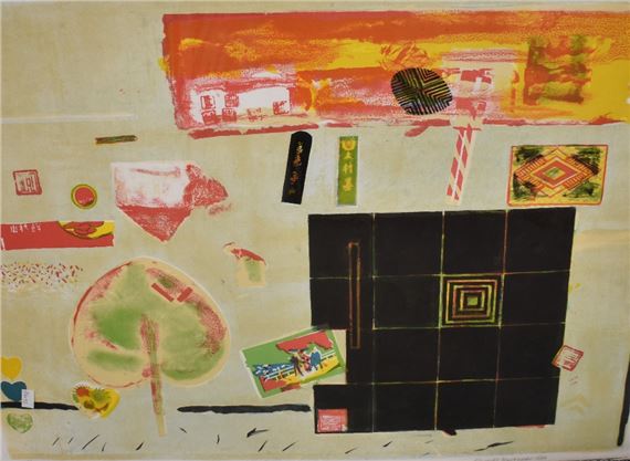 Still Life With Fan - Elizabeth Blackadder