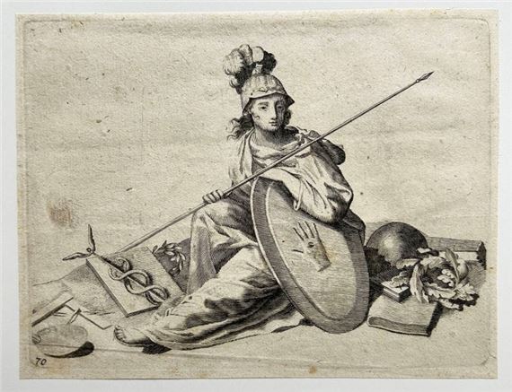 Minerve - Claude Mellan