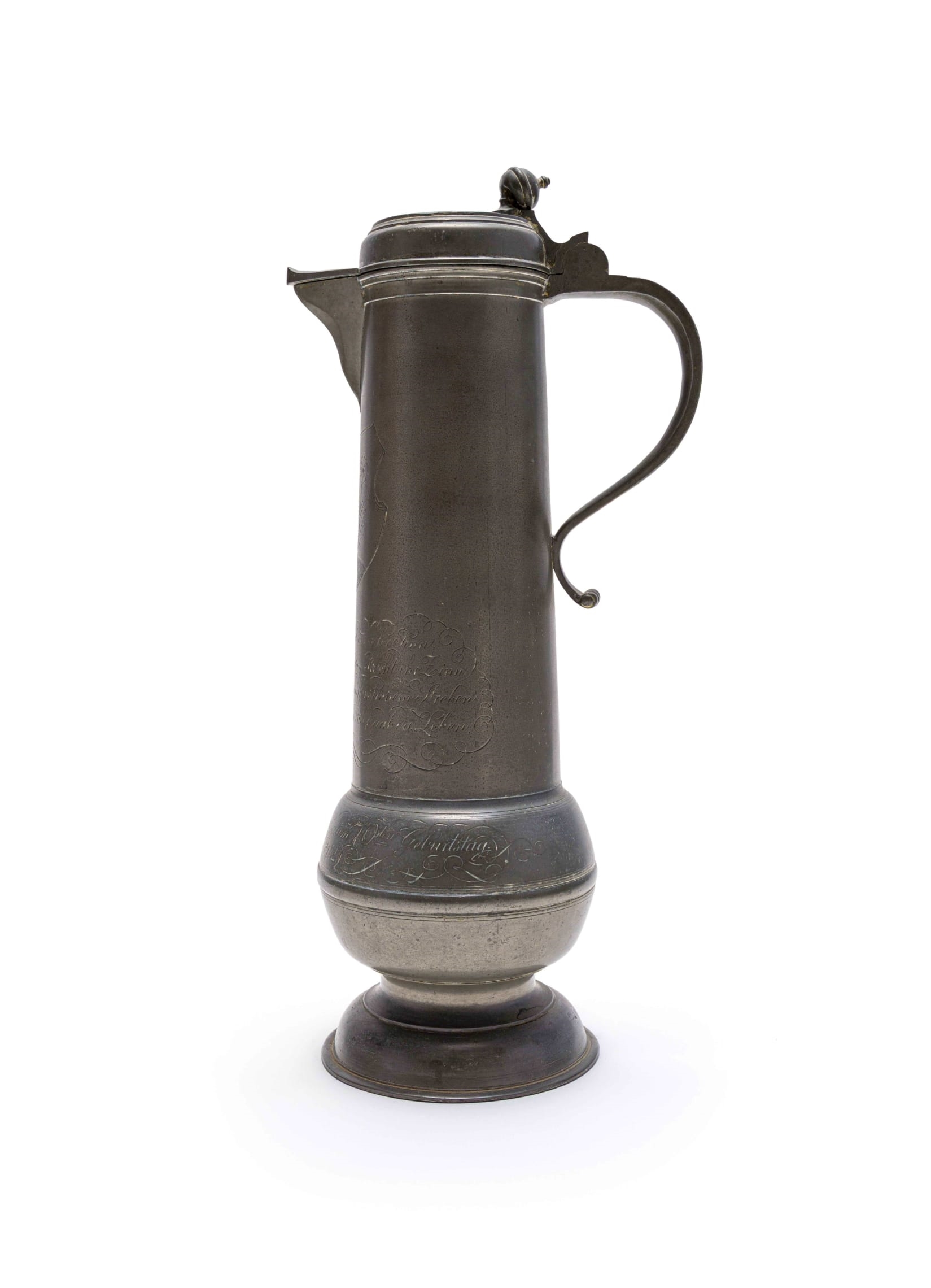 Artwork by Karl Paul Themistocles von Eckenbrecher, Unten Atelier, Halensee, Kurfurstendamm 136 (Downstairs Studio, Halensee, Kurfurstendamm 136); Pewter Flagon, two, Made of gouache on board