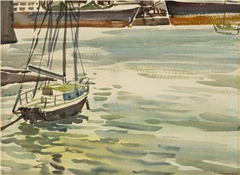 HARBOUR SCENE - Richard Cheales