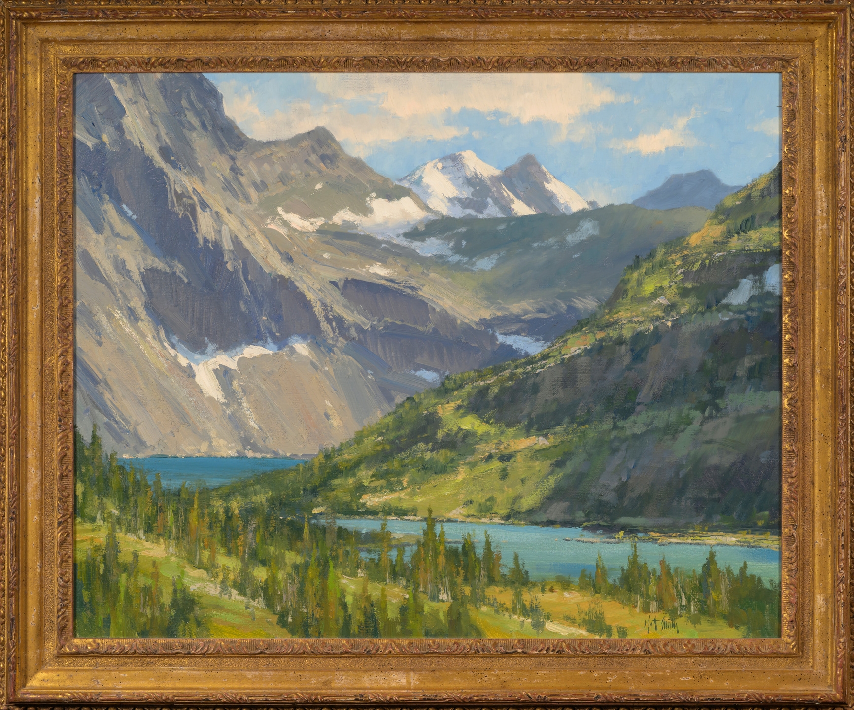 Artwork by Matt Read Smith, Hidden Lake, Made of Oil On Canvas