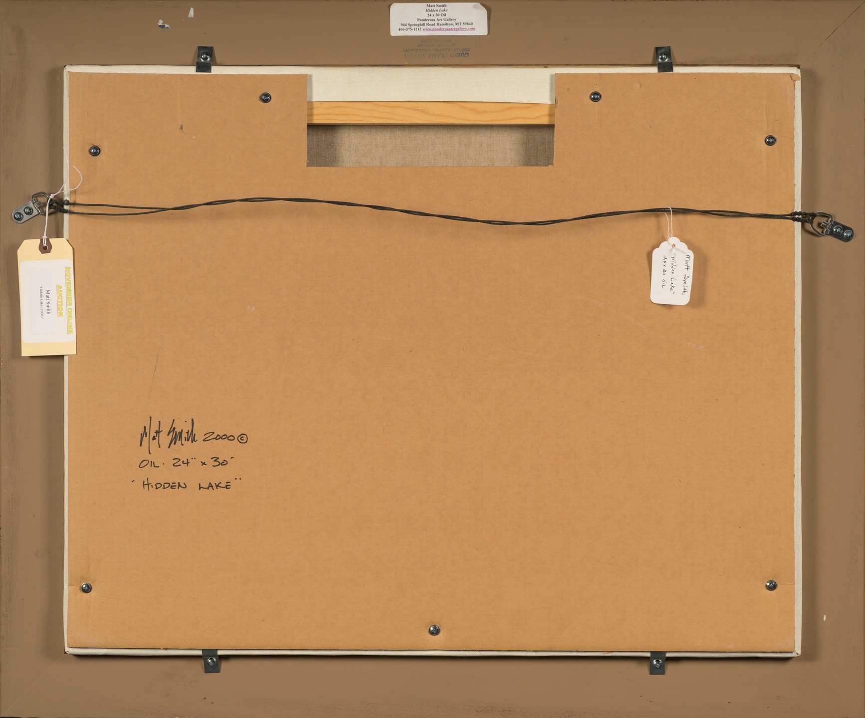 Artwork by Matt Read Smith, Hidden Lake, Made of Oil On Canvas