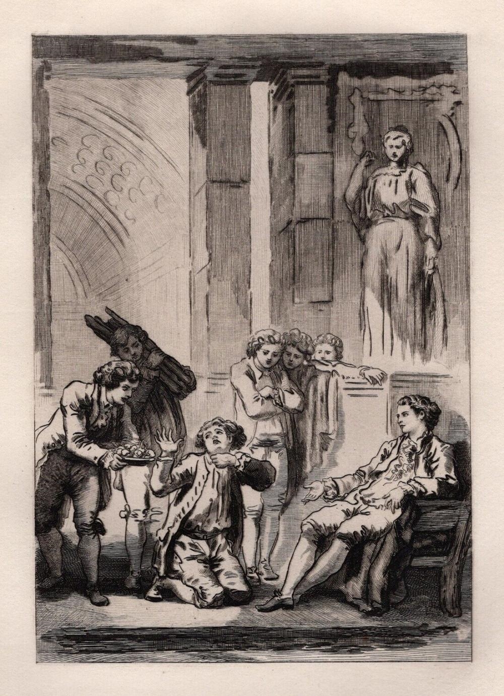 Jean-Honoré Fragonard | The Peasant who offended his Master (1883 ...