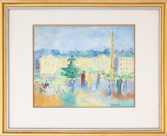 Place de la Concorde Scene - Jean Dufy