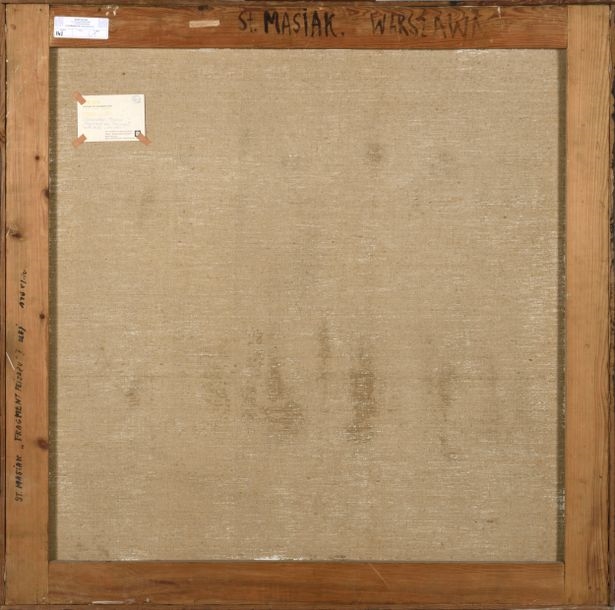 Artwork by Stanisław Masiak, Fragment of Landscape I, Made of Oil On Canvas