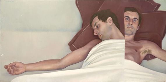 Reclining man in two sequences - Christopher-Harmon Cheung