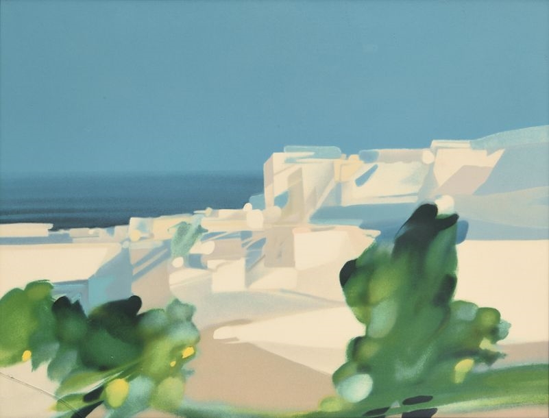 Artwork by Alfred Defossez, Three compositions, Made of Three Color Serigraphs On Paper