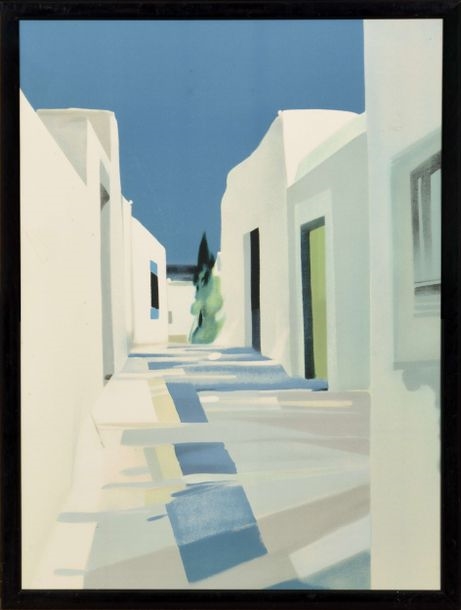 Artwork by Alfred Defossez, Three compositions, Made of Three Color Serigraphs On Paper