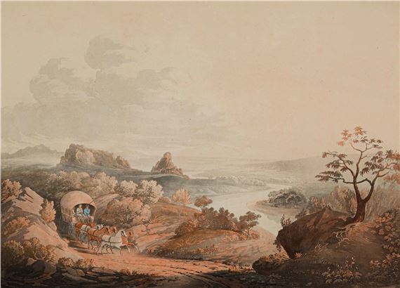 A View near the Roode Sand Pass at the Cape of Good Hope - Henry Salt