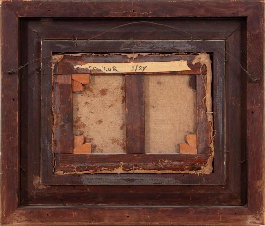 Artwork by American School, 19th Century, Collecting Firewood, Made of Oil On Canvas