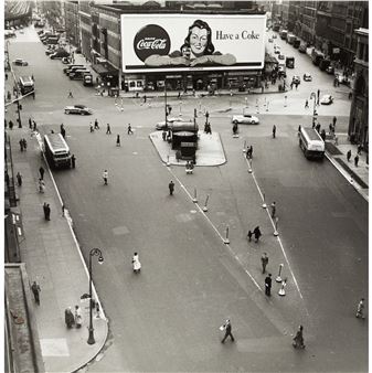 Astor Place, circa 1948 - Rudy Burckhardt