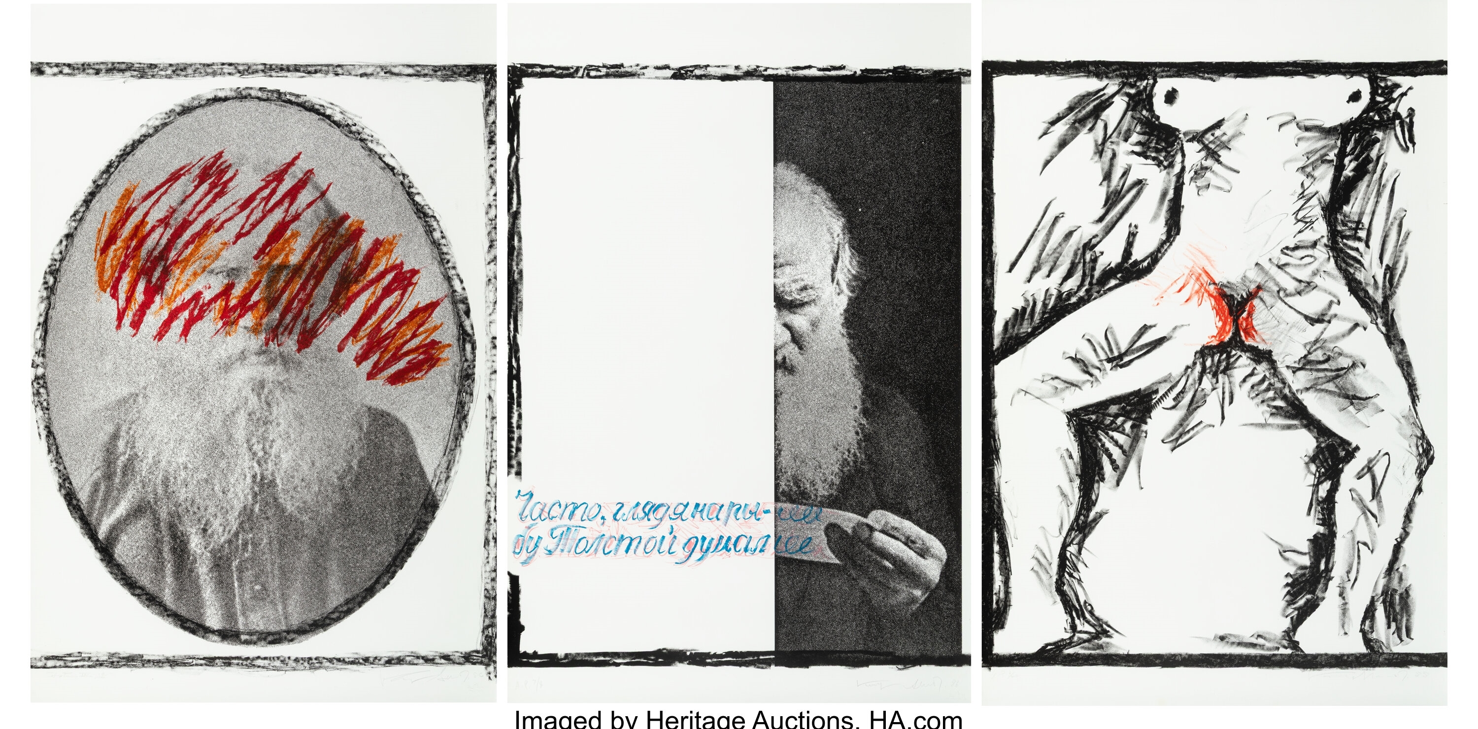 Vitaly Komar & Alexander Melamid | Three Untitled Works, from Peace I ...