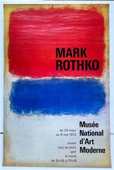 POSTER for the 1972 Exhibition - Mark Rothko
