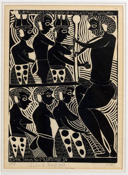 WEYULU WAS THE UNELE OF THE LAST CHIEF MANDUMO - John Ndevasia Muafangejo