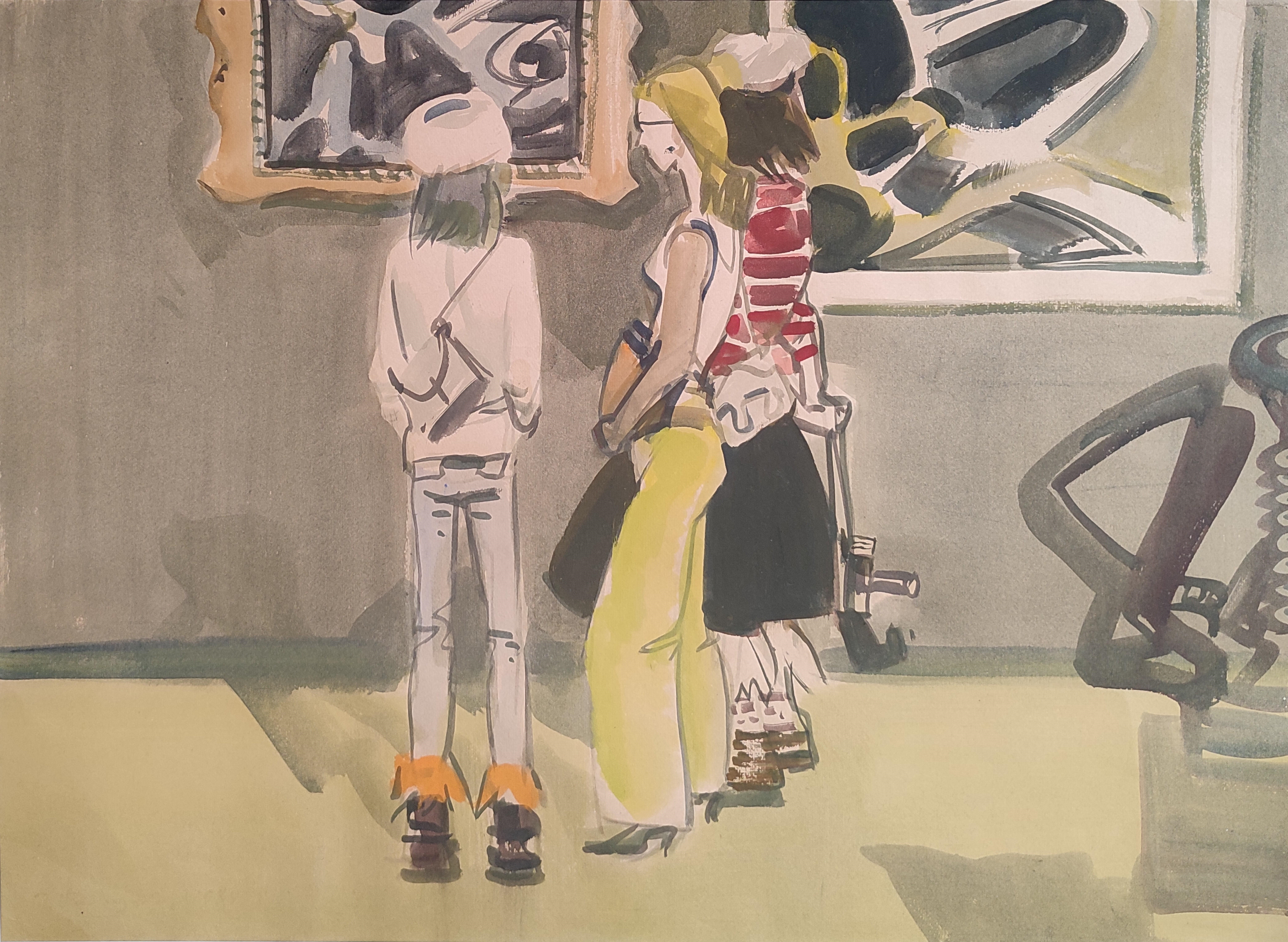 Artwork by Petros Malayan, Untitled, Made of watercolour on paper