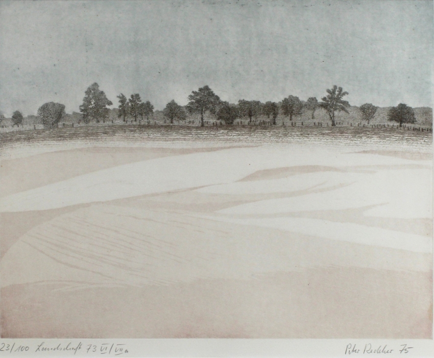 Peter Redeker | Landschaft 73 VI/VII a (1975) | MutualArt