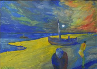 Boot am See - Roger Loewig