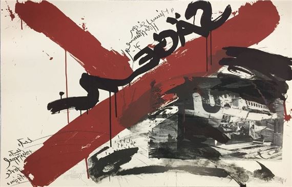 Wolf Original lithograph - Wolf Vostell