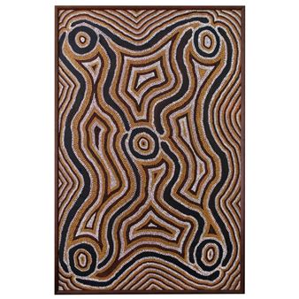 Flying Snake Dreaming - Tony Tjakamarra