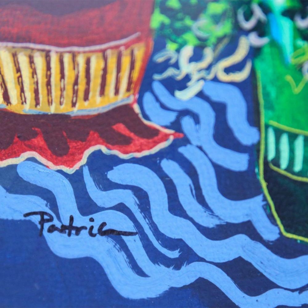 Artwork by Patricia Govezensky, Tea & Tales, Made of Original Watercolor