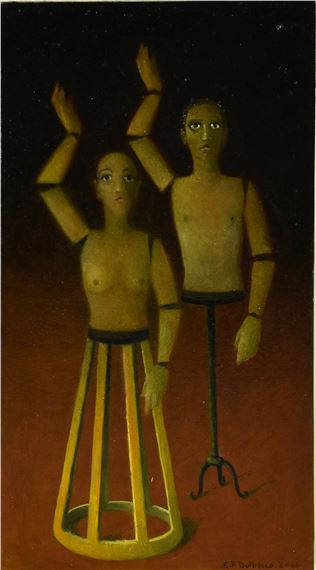 GLI AMANTI (DALLA SERIE TAROCCHI by Gian Paolo Dulbecco, 2006