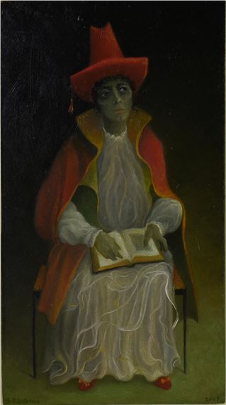 LA PAPESSA (DALLA SERIE TAROCCHI by Gian Paolo Dulbecco, 2007