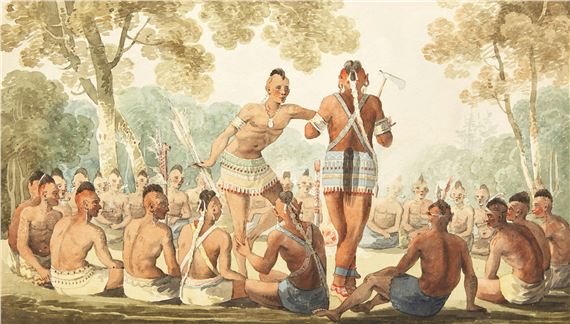 War Dance by George Heriot, 1804-1805
