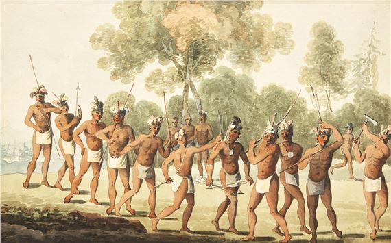 Dance of Warriors Previous to Going on an Expedition - George Heriot