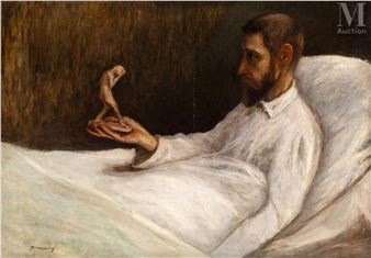 Sculpteur contemplant son oeuvre - Ferenc Szikszay