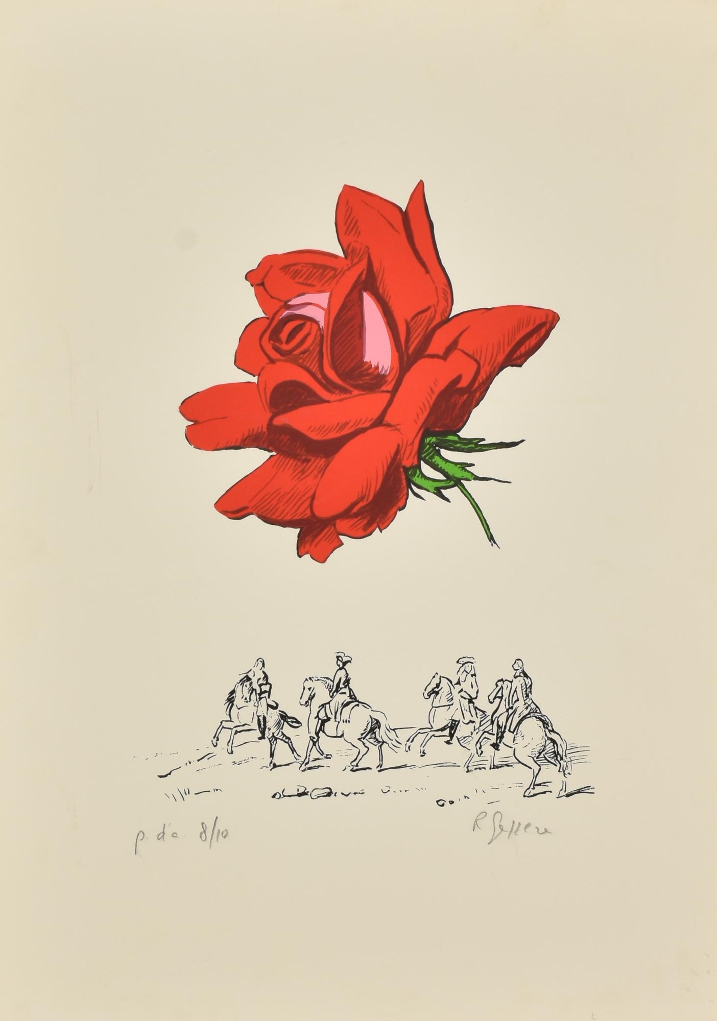 Romano Gazzera | ROSA E CAVALIERI | MutualArt