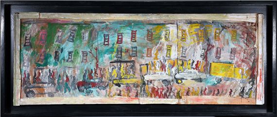 Busy Street Scene - Purvis Young