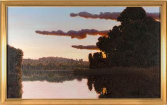 Evening: The Pond at Loudon - Donald Jurney