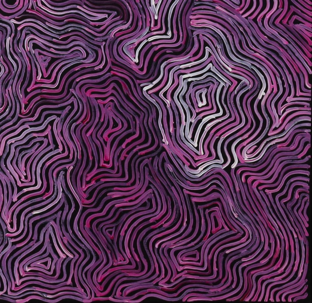 Artwork by Glenys Gibson Napaltjarri, Women's Ceremony, Made of Acrylic On Linen