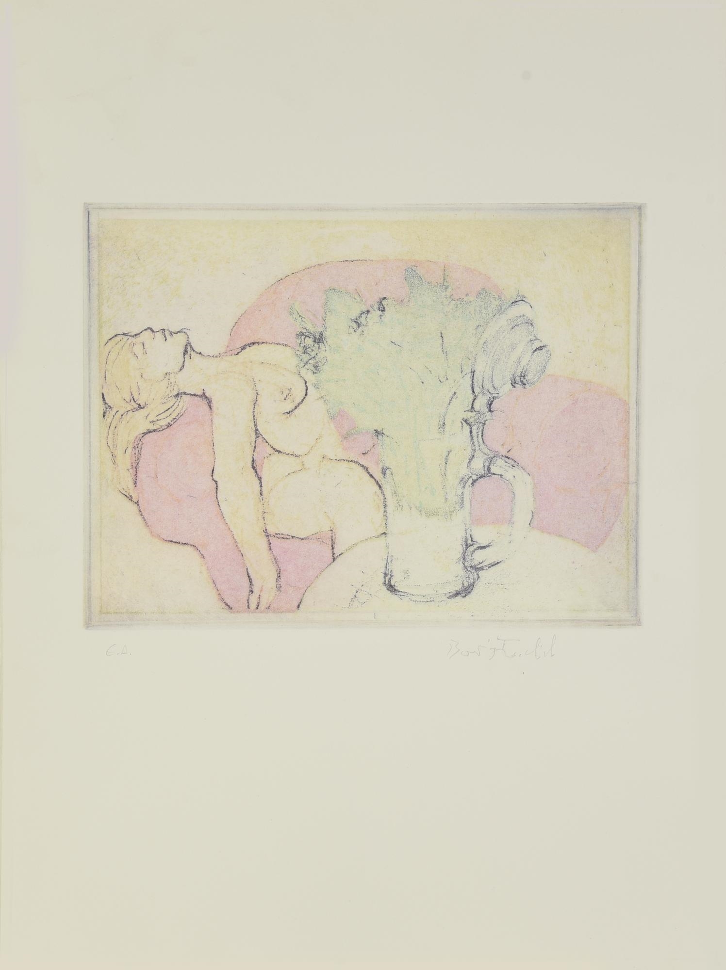 Artwork by Boris Fröhlich, PROVE PER LIBRO, Made of Acquaforti Colorate