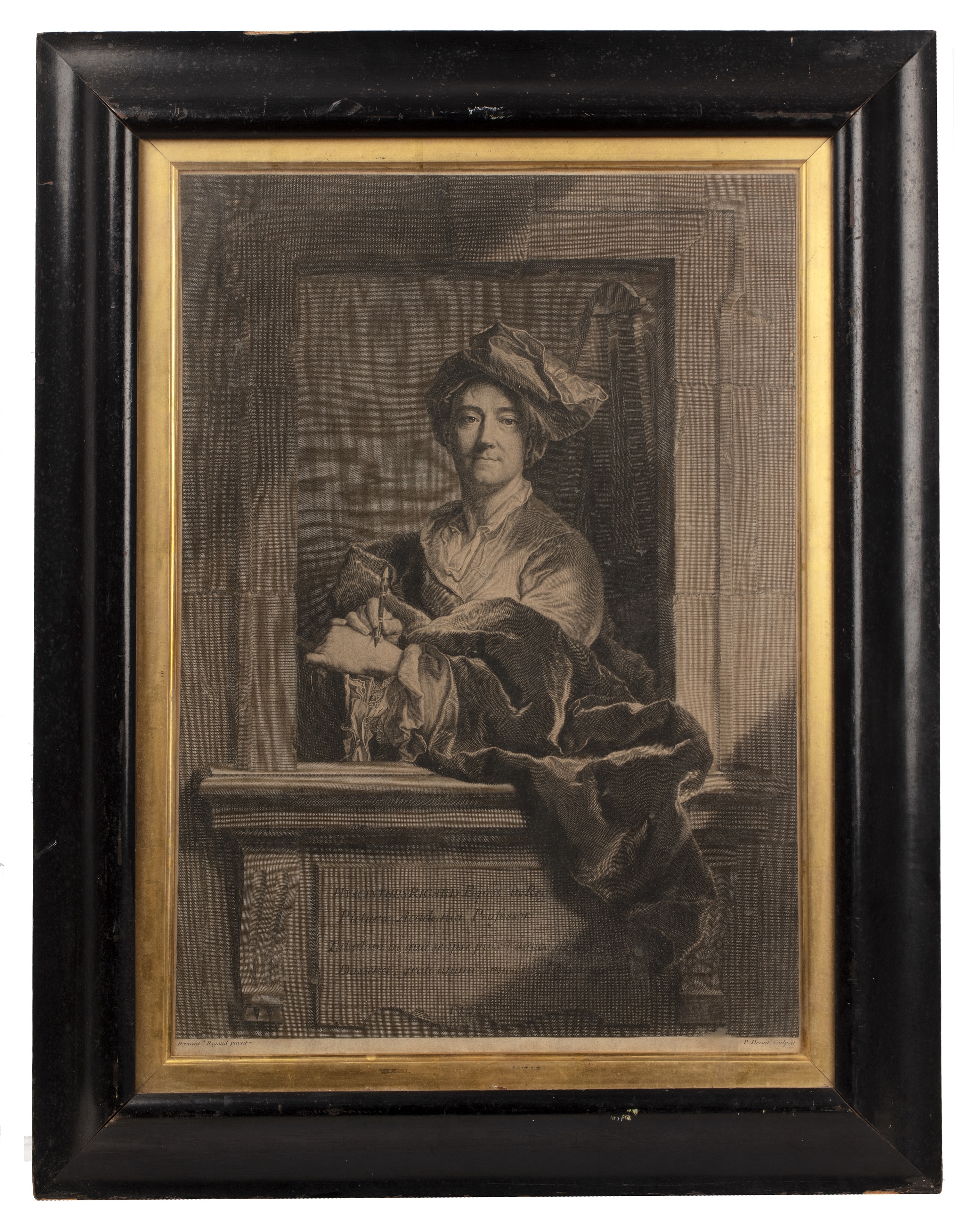 Artwork by Hyacinthe Rigaud, Hyacinth Rigaud, engraving, Made of Engraving