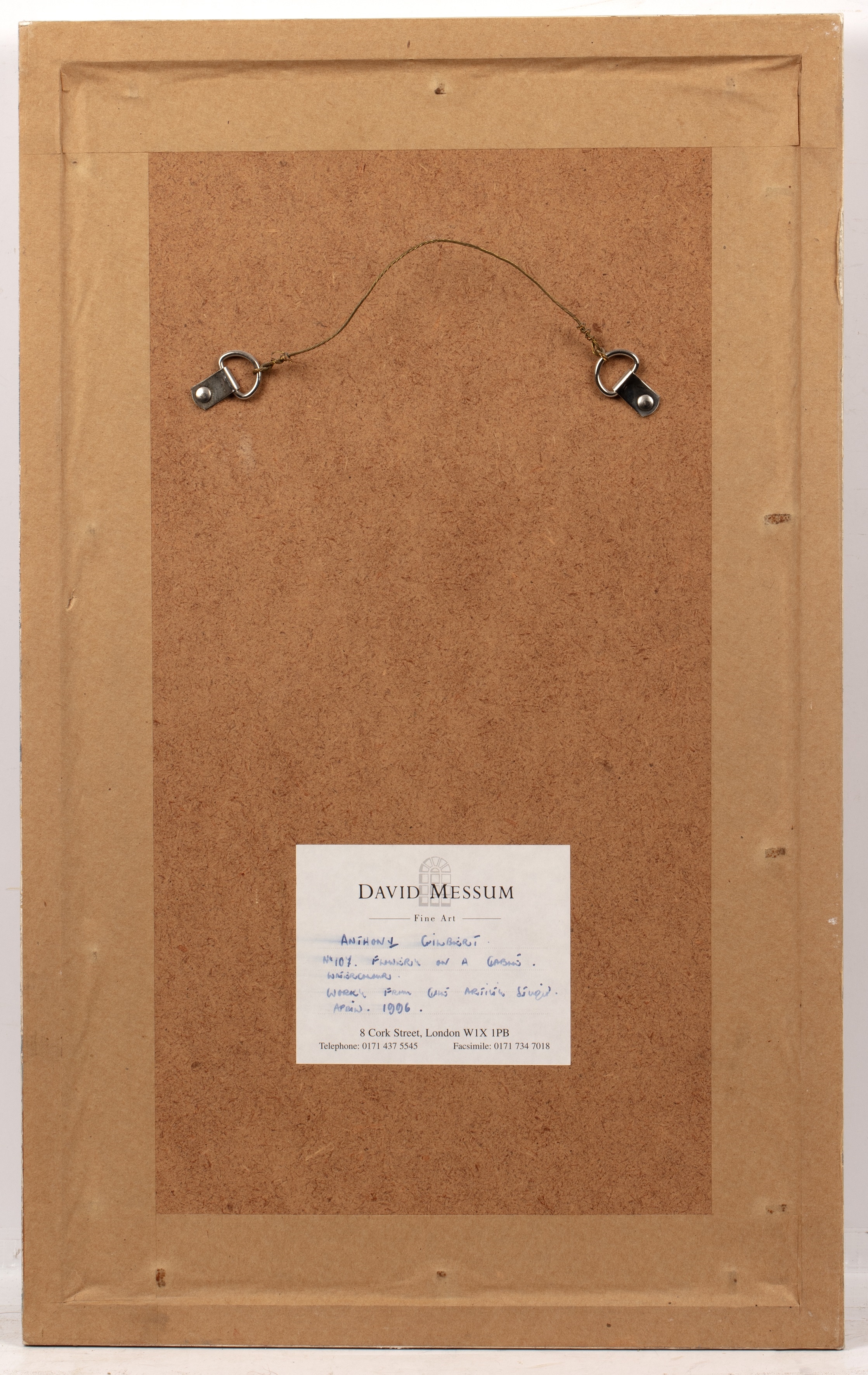 Artwork by Anthony Gilbert, No. 107 Flowers in a Garden, Made of Watercolour