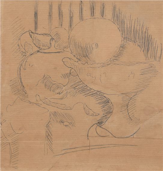 Still life of a bowl of fruit - Matthew Arnold Bracy Smith