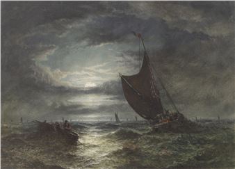 Shipping at Moonlight - J. A. Free