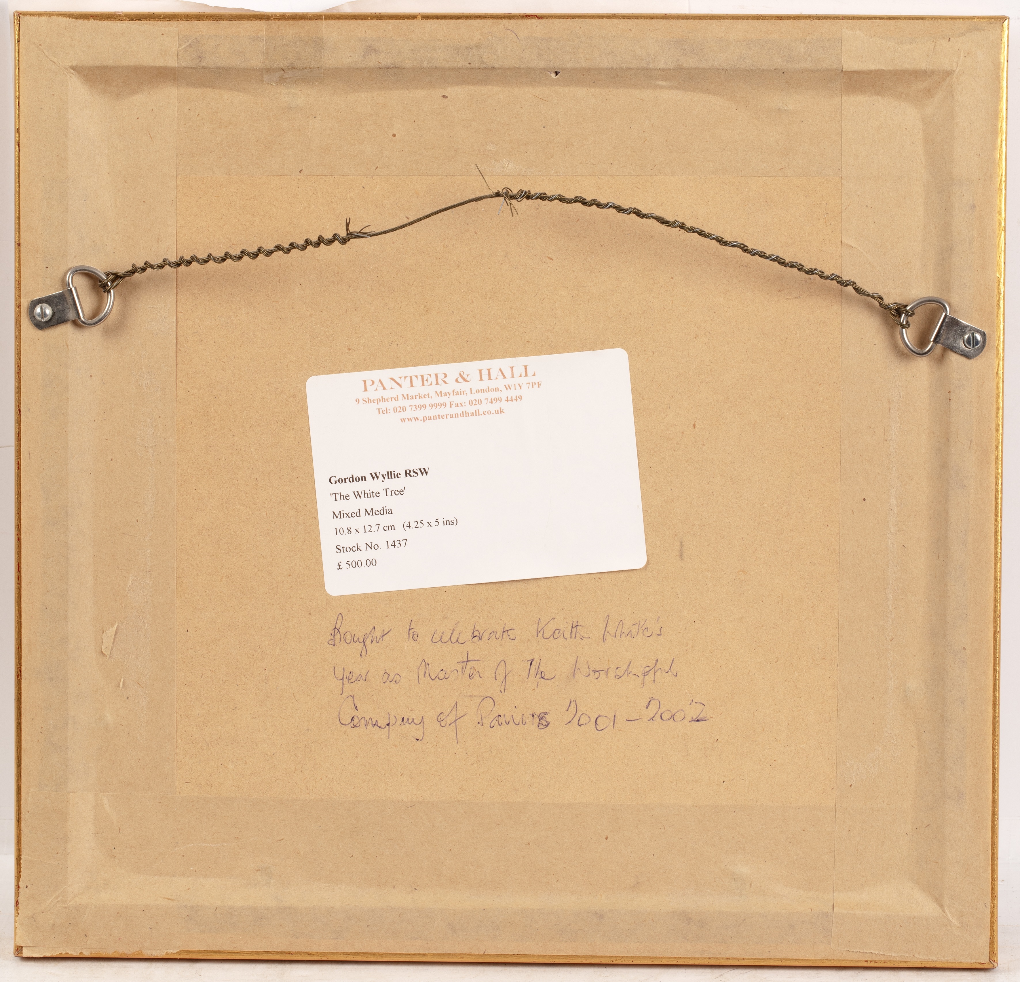 Artwork by Gordon Wyllie, The White Tree, Made of Mixed Media